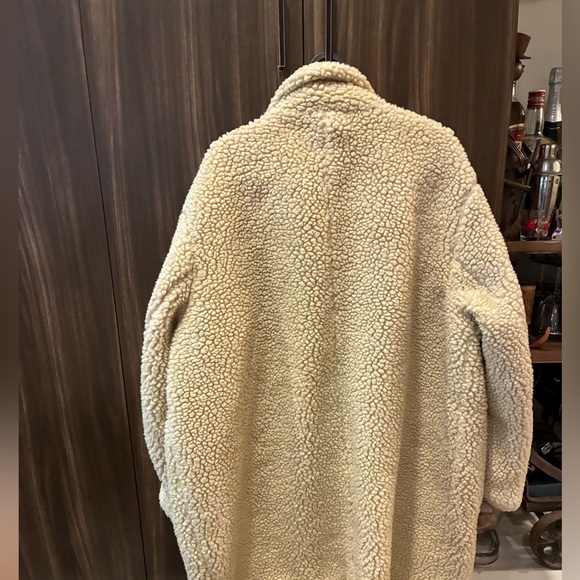 H&M Beige Teddy Jacket - Picture 5 of 12